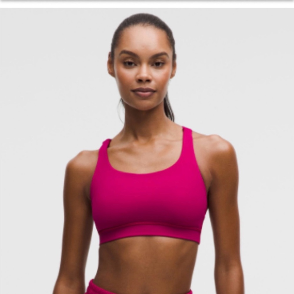 Lululemon Athletica Energy Bra in Berry Rumble